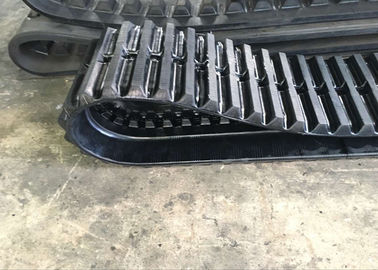 Peças de borracha flexíveis do caminhão basculante, tipo da esteira rolante sobre as trilhas da borracha do pneu