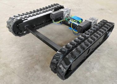 Sistema de borracha da estrutura da trilha da velocidade rápida com a roda de apoio da roda dentada de aço