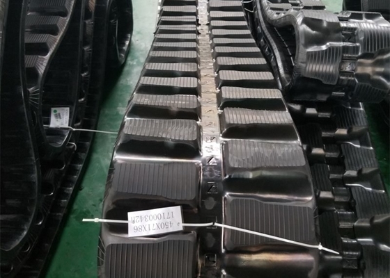 Excavatores de borracha 450 X 71 X 86 Links para KUBOTA / HANIX / HYUNDAI