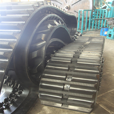 500x100x62 Large Dumper Rubber Track com menos danos ao solo Rubber Track