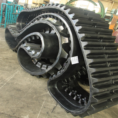 500x100x62 Large Dumper Rubber Track com menos danos ao solo Rubber Track