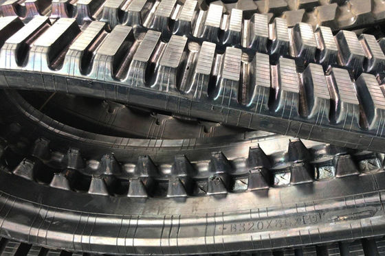 Pistas de infra-estrutura Pistas de borracha para carregadores