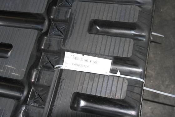 B450x86x55C Padrão C-Lug Skid Steer Loader Rubber Track Rubber Crawler