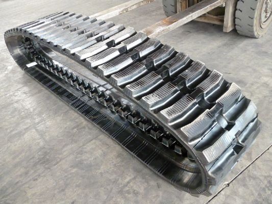 420x100x54 Bloco de trilha Cralwer MX55 Excavator Track de borracha