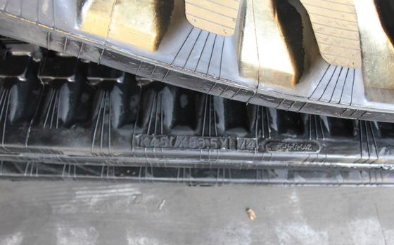 450*83.5*74 Grátis ATV UTV Máquinas de construção sem articulações Peças de escavadeira Pista de borracha