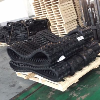 Pistas de borracha Yanmar, 180 * 72 * 37mm Mini Crawler Pistas