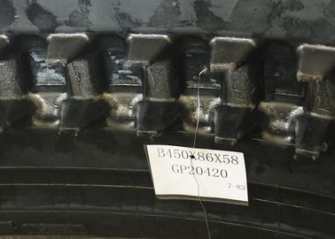 Caminhos de borracha de carregador 450 x 86 x 58 para Bobcat T830 T870