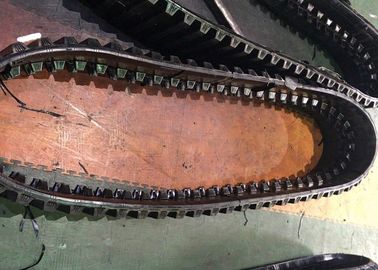 a borracha da máquina escavadora 80kg segue o tamanho 280 x 72 x 56 contínuo com a junção livre