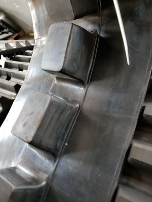 406x152.4x52 Acessórios de pista de borracha para pavimentadores de asfalto para Dynapac F141CR/R141CS