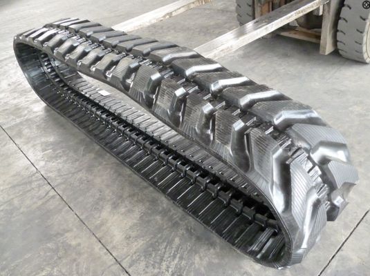 400x72.5x76W Escavação pista de borracha para máquinas de construção