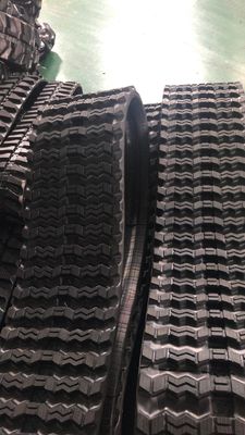 320x86x55/400x86x55/450x86x55 Zigzag Padrão Skid Steer Loader Track de borracha