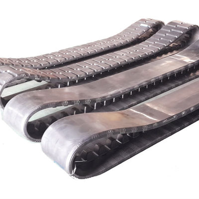 483x152.4x42 Peças de máquinas de construção de pavimentadora de asfalto PF5510 Esteiras de borracha