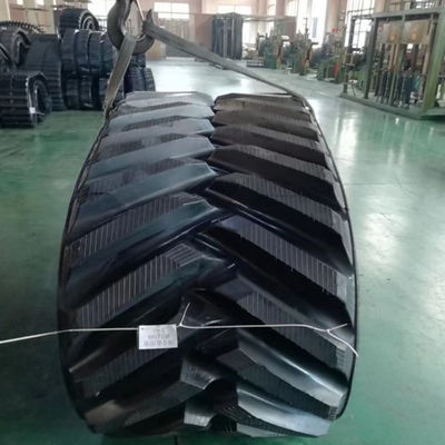 Tractor agrícola de borracha pista 25" 30" 36" largura adequada para CAT Challenger 65 75 85 95 35 45 55 MT800 MT700 John Deere 8000T 8 RT 8RX 9RX CNH STX Quadra Magnum Rowtrac Claas Lexion Vector Delta