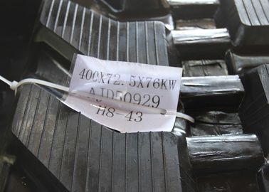 Trilhas de borracha da máquina escavadora do lince E62 com cabos de aço internos contínuos