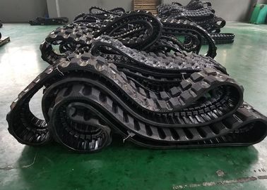 Relações de borracha contínuas da trilha 86 da natureza de pouco peso para máquinas escavadoras de Kubota Hanix
