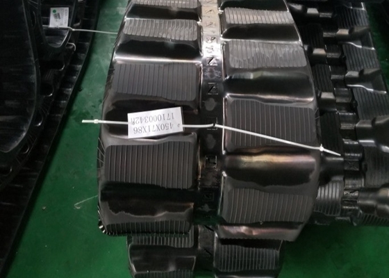 trilhas de borracha de Rubber Tracks Replacement da máquina escavadora larga de 450mm para CAT 308BSR