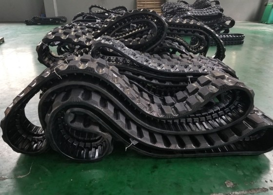 trilhas de borracha de Rubber Tracks Replacement da máquina escavadora larga de 450mm para CAT 308BSR