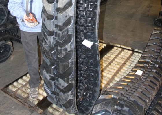 76 largura de Rubber Tracks 400MM da máquina escavadora das relações para o ZR 55 do zepelim
