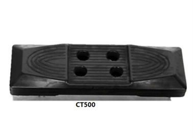 Redução de ruído preta das almofadas de borracha da máquina escavadora da cor para Hitachi EX120