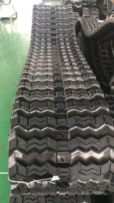 320x86x55/400x86x55/450x86x55 Zigzag Padrão Skid Steer Loader Track de borracha